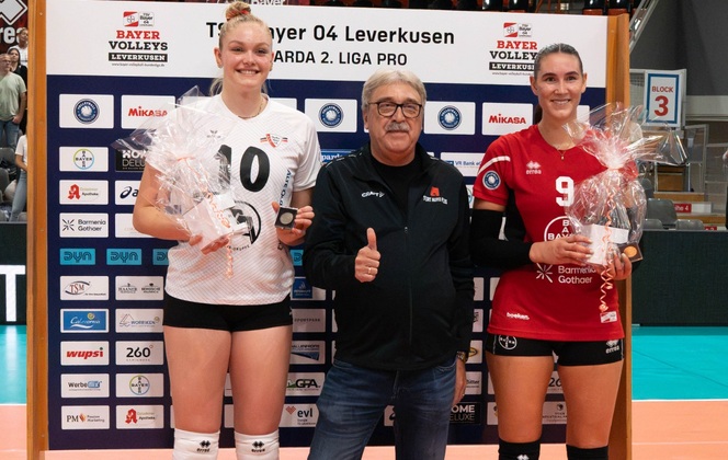Sport Auto Plus und Bayer Volleys Saisonauftrakt
